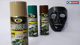 Jual Hardware: Bosny Camouflage Spray Paint - 6 MATT colors shade