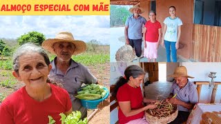 Almoço Especial com Minha Mãe +Dia Abençoado no Sítio Muita Fartura só Gratidão Vejam Só🏡