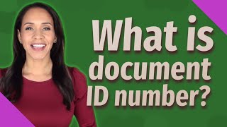 What is document ID number?