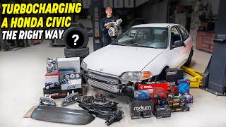 TurboCharging an EG Honda Civic  - NOT AN EBAY TURBO KIT!