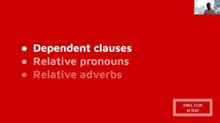 ENGL 1120 Relative Clauses