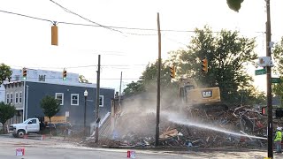 Building near downtown Columbus demolished