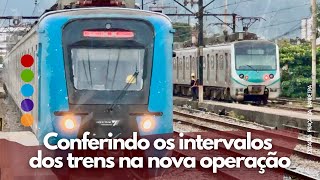 SuperVia | Conferindo os intervalos no 1º dia da nova grade horária