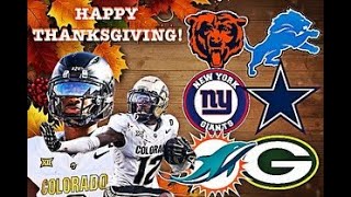 Thanksgiving Day Preview & Top Ten Mock Draft - Who's going #1?