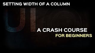 Semantic UI tutorial- How to set width for columns in a grid