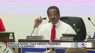 Memphis school board discusses closing some schools