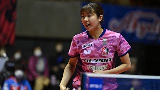 平野美宇 vs 出澤杏佳 Hirano Idesawa TFINALGAME 木下アビエル神奈川 vs 九州アスティーダ ノジマTリーグ 大和スポーツセンター11月11日 第2G【卓球Tリーグ公式】