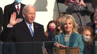 Joe Biden sworn in as president