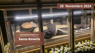 Santo Rosario - 26 novembre 2024 (fr. Rocco Tummolo)