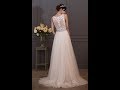 V-neck Tulle Wedding Dress With Beading 145287 - JJ‘s House