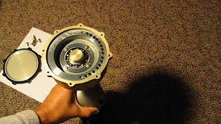 Ampex MM-1000 Viscous-Damped Reel Idler Flywheel Exposed