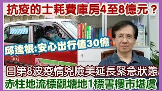 【華哥直播】12/1/2023 (23點正) 抗疫的士耗費庫房4至8億元！／日本第8波疫情兇險美延長公衛緊急狀態！／邱達根：安心出行值30億！／赤柱地流標觀塘地一標書樓市堪虞