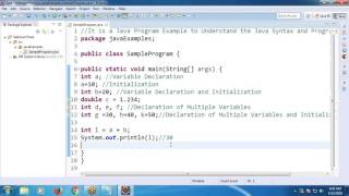 Java Tutorial 4: Java Programming Example