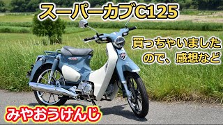 スーパーカブC125買っちゃいました！ので、感想など