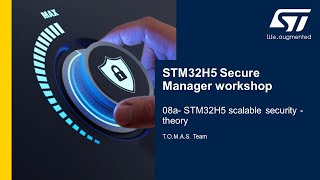 STM32H5 Secure Manager - 08a Scalable security theory