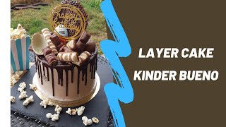 RECETTE LAYER CAKE KINDER BUENO