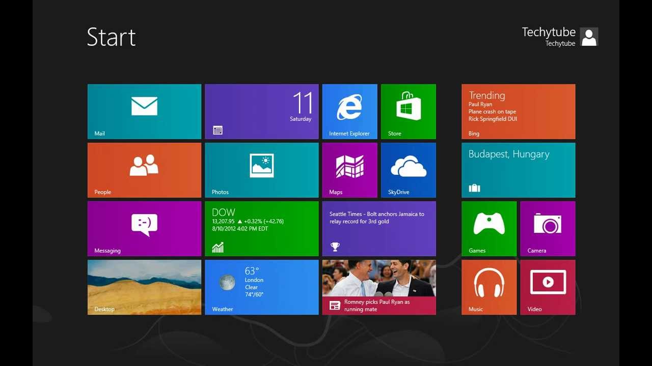 Windows 8 User Interface Overview - YouTube