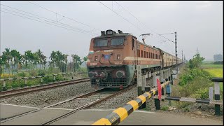 Extremely Furious WAP-4 Power Leads Intercity Express Skipping out Railgate