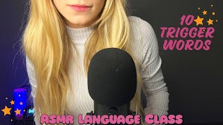 ASMR 10 Trigger Words To Make You Sleepy 😴💤