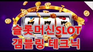 슬롯SLOT 갬블링Gambling 테크닉