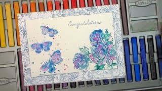 Stamping with Inktense Blocks \u0026 Giveaway!