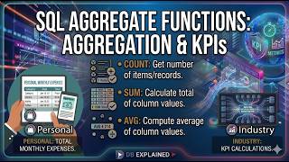 SQL Aggregate Functions Explained | COUNT, SUM, AVG Tutorial for Beginners