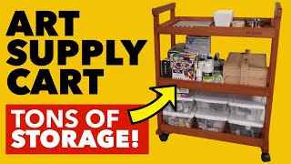 Meeden Art Supply Cart Assembly \u0026 Review