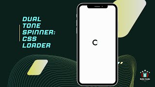 2. Dual Tone Spinner CSS Loader Animation #css #webdevelopment #react