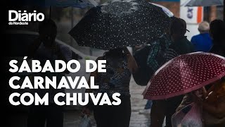 Fortaleza registra fortes chuvas no primeiro dia de Carnaval de 2024