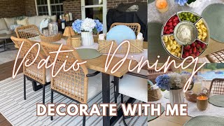 SUMMER 2026 PATIO REFRESH | Patio Dining Area Ideas | Decorate With Me