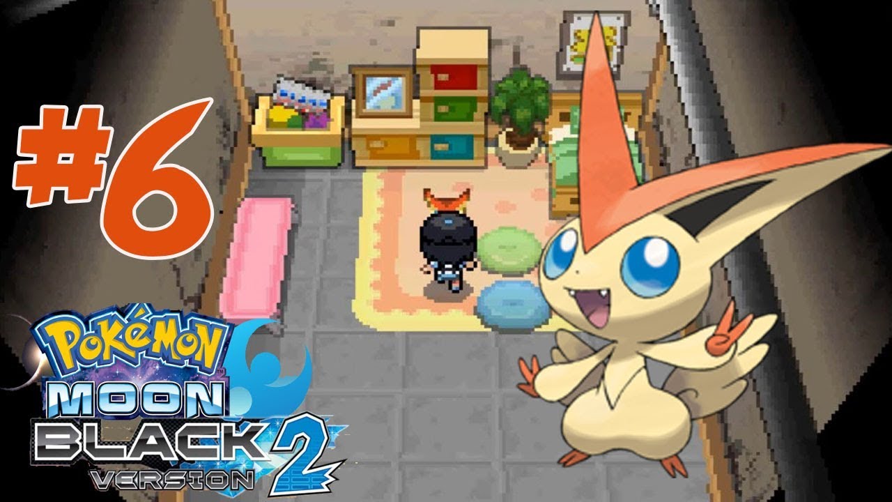 Pokemon Moon Black 2 #6 จับโปเกม่อนมายา วิคทินี่ ( Victini ) - YouTube