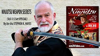 NINJUTSU WEAPON SECRETS (Vol-1-5 Set SPECIAL) By An-shu STEPHEN K. HAYES
