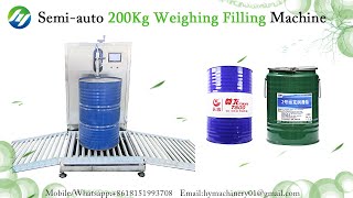 Semi auto 200Kg Weighing Filling Machine