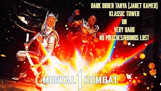 Mortal Kombat 1 -  Dark Order Tanya (Scorpion) Klassic Tower On Very Hard No Matches/Rounds Lost