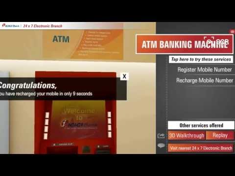 ATM Banking Machine - ICICI Bank's 24 x 7 Electronic Branch ATM Banking Machine - ICICI Bank's 24 x 7 Electronic Branch