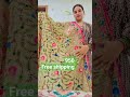 booking no 7003792376 new collection of phulkari dupatta shorts instagram reels aliabhatt