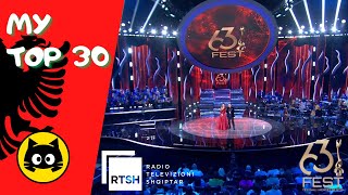 🇦🇱 Festivali i Këngës 63 · MY TOP 30 · Eurogatito