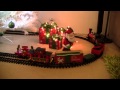 North Pole Express Train Set Around Christmas Tree 2012