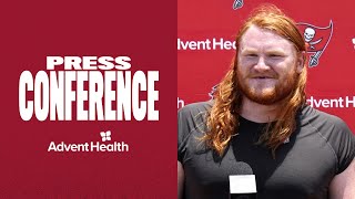 Cody Mauch on His Development, Run Game Under Liam Coen | Press Conference | Tampa Bay Buccaneers