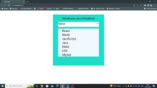 Drop Down Project using React #coding ninja