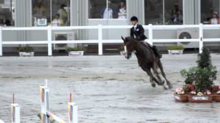 2013-10-5東京国体　成年女子標準障害飛越競技ジャンプオフその１