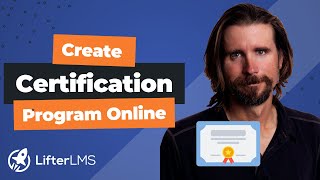 Create Certification Program Online