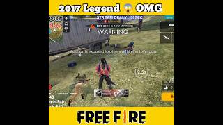 2017 Free Fire 🤯 Free Fire Old Legends | Free Fire 2017 Vs 2023 | 2017 Gyan Gaming | #shorts #ff