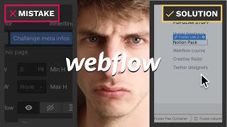 14 Mistakes Webflow Beginners Make