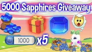 5000 SAPPHIRE GIVEAWAY | HUGE ANIMAL JAM GIVEAWAY