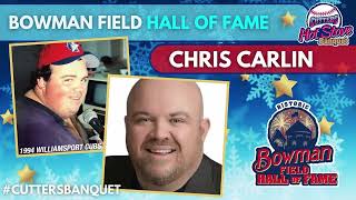 Chris Carlin Bowman Field HOF Induction - 2024 Cutters Hot Stove Banquet