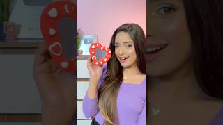 OMG! Made Cute Mini Heart Mirror Using Super Dry Clay 🤯 #trending #viral #shorts @ChillWithGeet