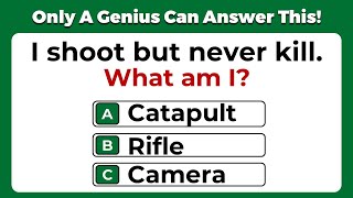 CAN YOU ANSWER THESE 30 TRICKY RIDDLES? | ONLY A GENIUS CAN PASS THIS! Riddles Quiz - Part 5