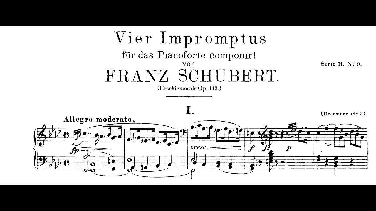 Schubert: 4 Impromptus, Op.142 (Zimerman) - YouTube