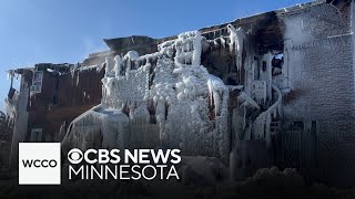 Dangerous cold hinders efforts to fight fire at Wadena apartment